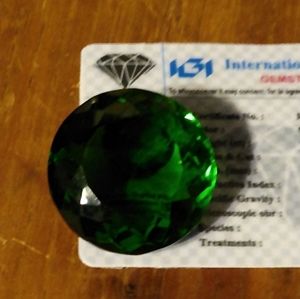 93.1 carat Lab Grown Peridot Certified Gemstone